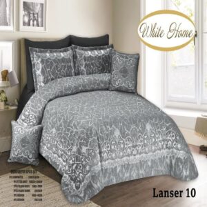 سرویس روتختی مخمل ویت هوم white home مدل لنسر Lanser دونفره 8 تکه