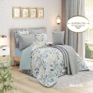 سرویس روتختی مخمل کاردلن kardelen مدل مارتا Marta دونفره 8 تکه