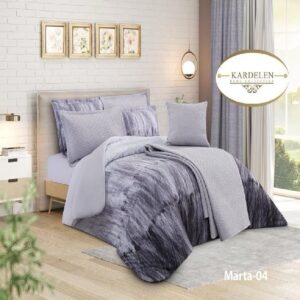 سرویس روتختی مخمل کاردلن kardelen مدل مارتا Marta دونفره 8 تکه