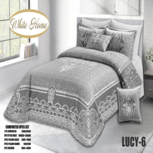 سرویس روتختی مخمل ویت هوم white home مدل لوسی Lucy دونفره 8 تکه