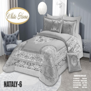 سرویس روتختی مخمل ویت هوم white home مدل ناتالی Nataly دونفره 8 تکه