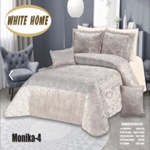 سرویس روتختی مخمل ویت هوم white home مدل مونیکا Monika دونفره 8 تکه