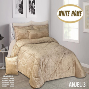 سرویس روتختی مخمل ویت هوم white home مدل انجل anjel دونفره 8 تکه