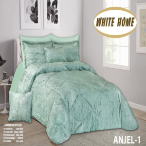 سرویس روتختی مخمل ویت هوم white home مدل انجل anjel دونفره 8 تکه