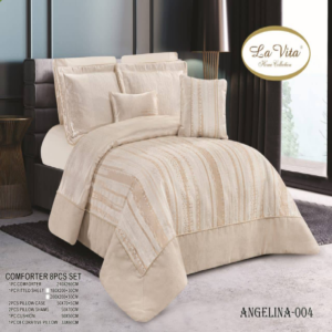 سرویس روتختی مخمل لاویتا Lavita مدل آنجلینا angelina دونفره 8 تکه