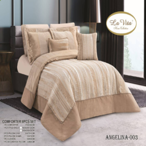 سرویس روتختی مخمل لاویتا Lavita مدل آنجلینا angelina دونفره 8 تکه
