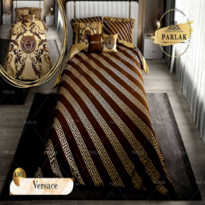 سرویس روتختی پارلاک دونفره دو رو مدل Versace کد A-305