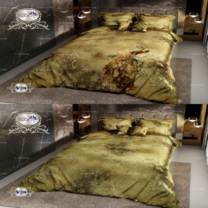 سرویس روتختی ترکسان مخمل دونفره دو رو کد v-39
