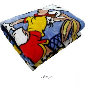 پتو نرمینه بافت مدل عروسکی طرح خرگوش ناقلا