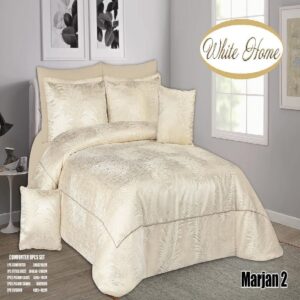 سرویس روتختی مخمل ویت هوم white home مدل مرجان marjan دونفره 8 تکه