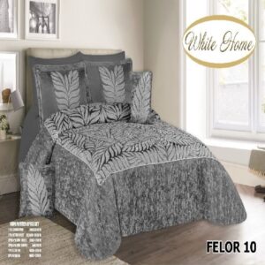سرویس روتختی مخمل ویت هوم white home مدل فلور felor دونفره 8 تکه