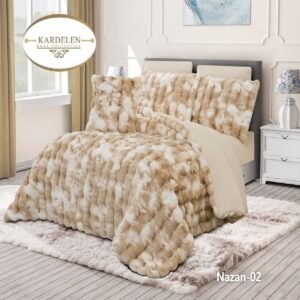 سرویس روتختی مخمل کاردلن kardelen مدل نازان nazan دونفره 8 تکه