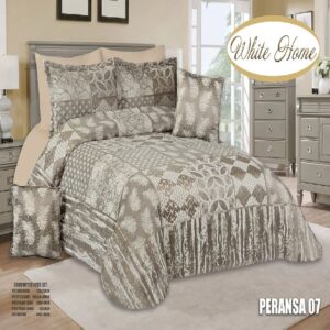 سرویس روتختی مخمل ویت هوم white home مدل پرنسا peransa دونفره 8 تکه