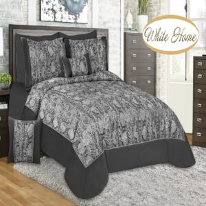 سرویس روتختی مخمل ویت هوم white home مدل اهورا ahora دونفره 8 تکه