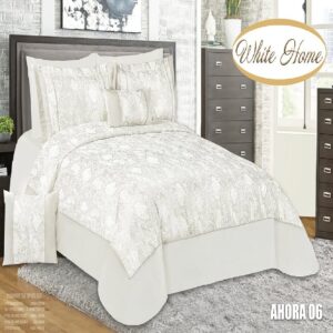 سرویس روتختی مخمل ویت هوم white home مدل اهورا ahora دونفره 8 تکه