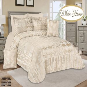 سرویس روتختی مخمل ویت هوم white home مدل پرنسا peransa دونفره 8 تکه
