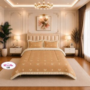 سرویس روتختی ترکإو turkev دونفره چیندار مدل پاپیون New